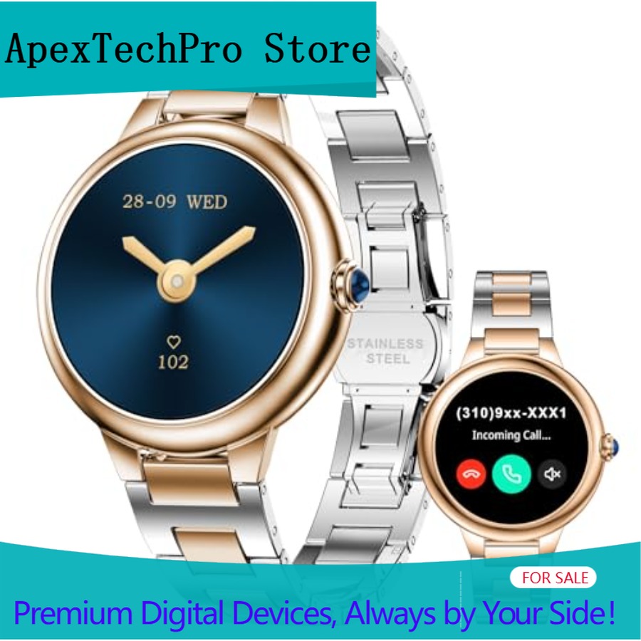 Luxury Watch Image - ApexTP Luxury Smart Watch For Women