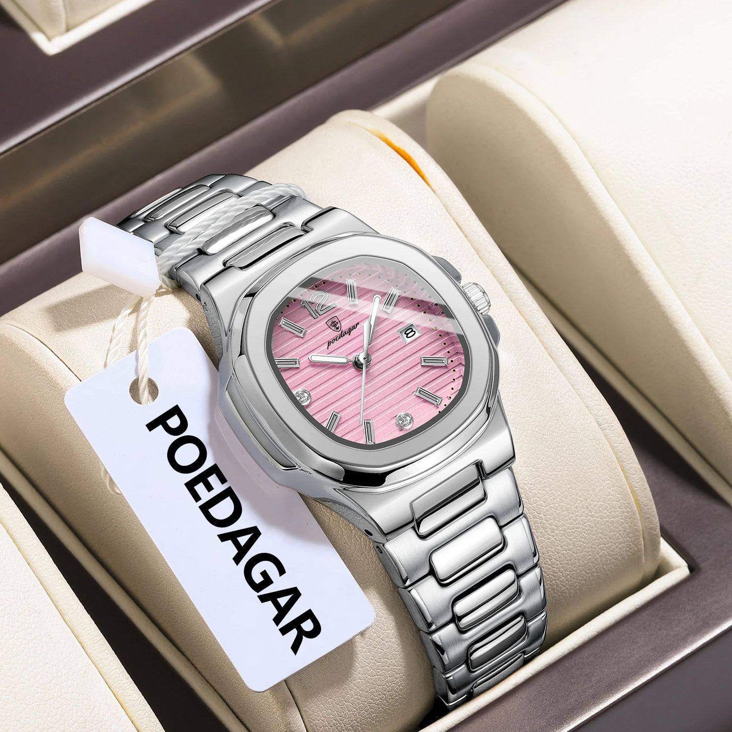 POEDAGAR Square Fashion Woman  - Luxury Watch For Sale recension och pris