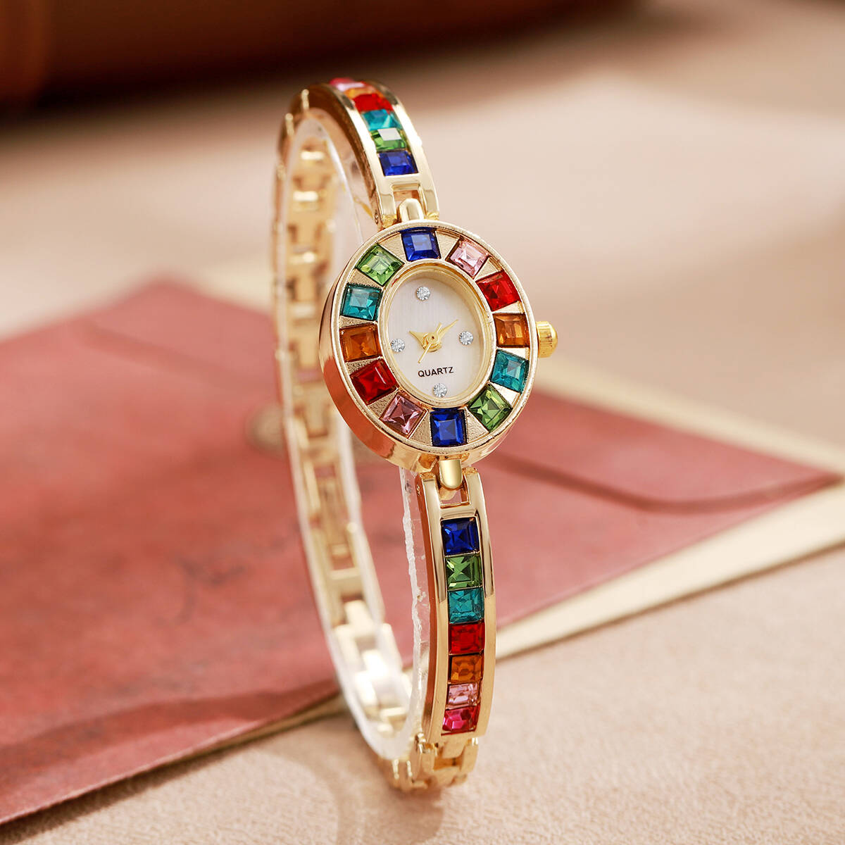 2PCS/Set Luxury Rhinestone Wom - Luxury Watch Deals recension och pris