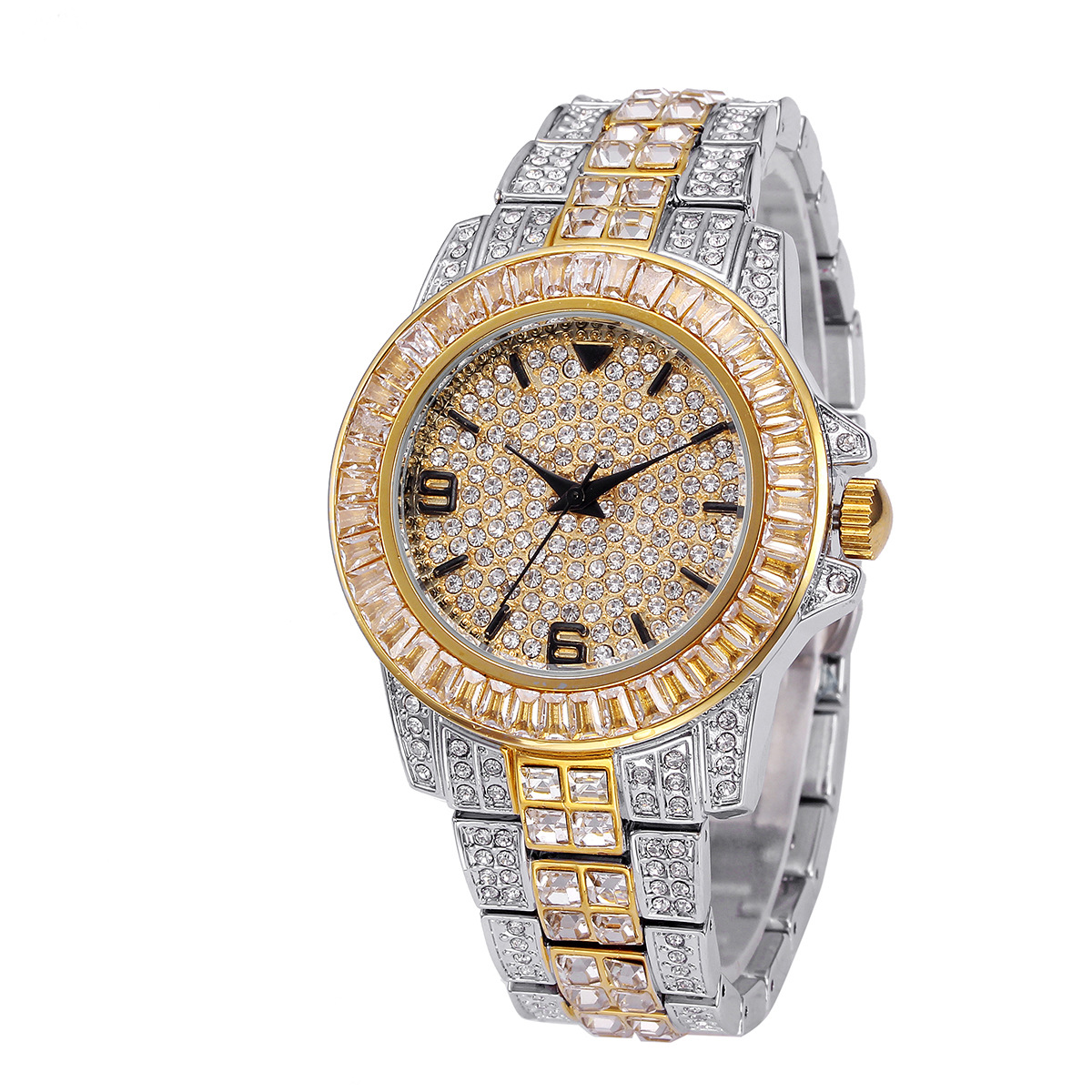 Luxury Full Stone Quartz Watch - Luxury Women'S Watch recension och pris