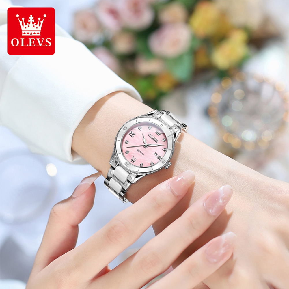 OLEVS 9985 Women Watch Luxury  - Luxury Watch Gift For Her recension och pris