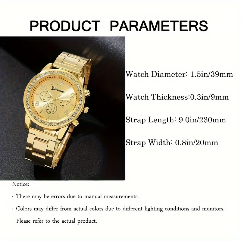 Luxury Rhinestone Quartz Watch - Luxury Watch Gift For Her recension och pris