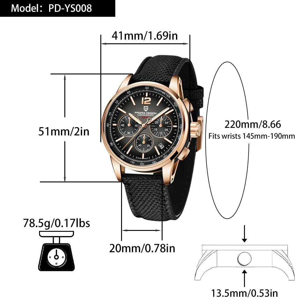 PAGANI DESIGN New Mens Watch 4 - Luxury Watch Deals recension och pris