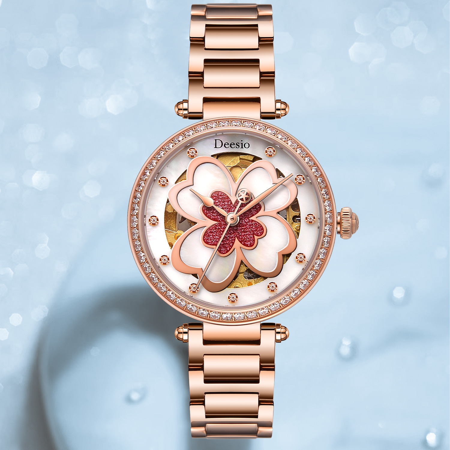Deesio Ladies Automatic Watch  - Luxury Watch Gift For Her recension och pris