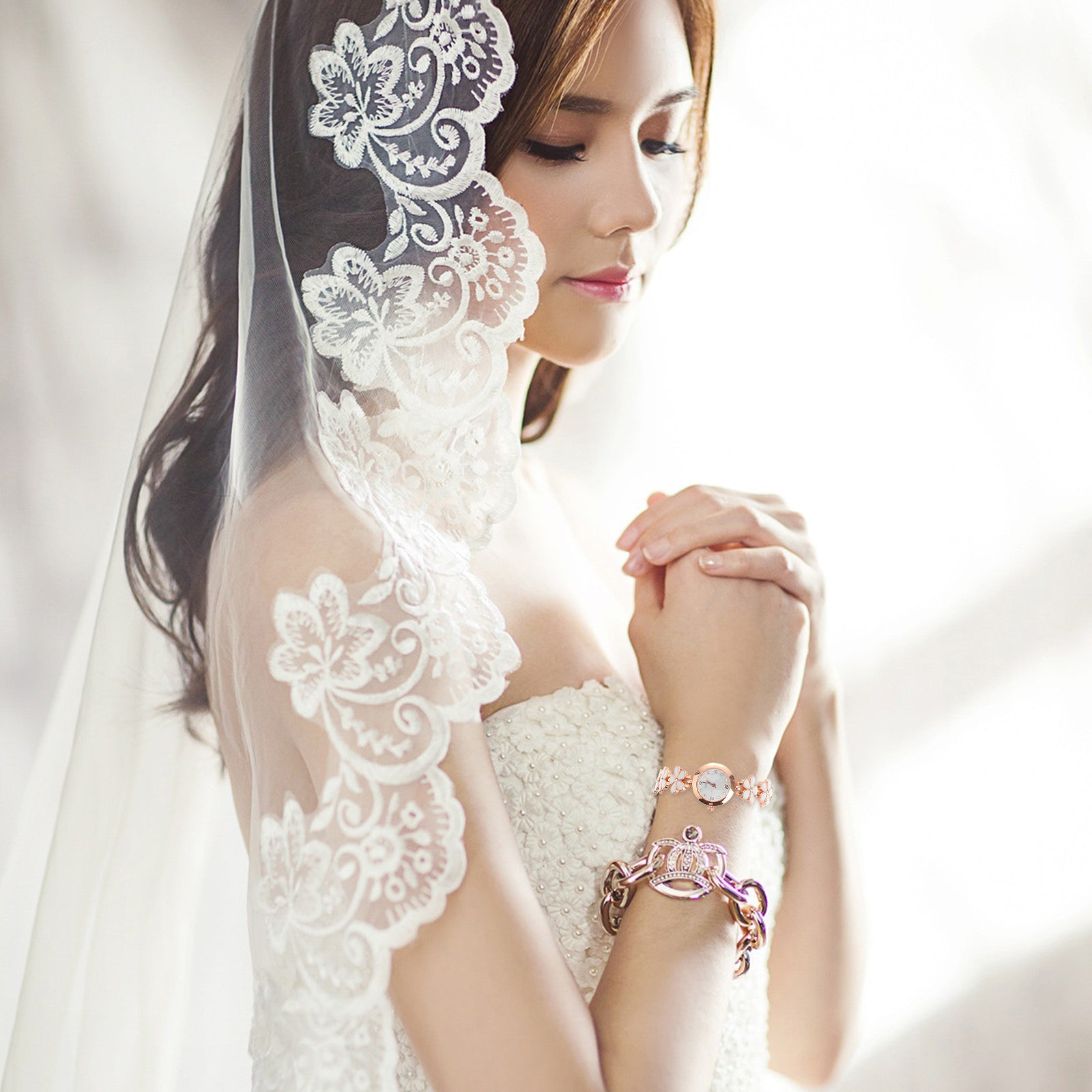 Exquisite Watch White Bracelet - Luxury Women'S Watch recension och pris