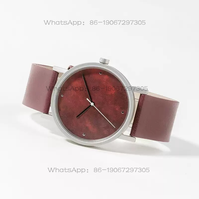 Retro Burgundy Original Simple - Luxury Women'S Watch recension och pris
