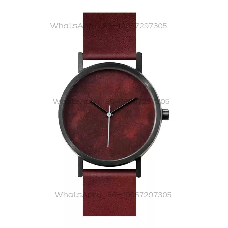 Retro Burgundy Original Simple - Luxury Women'S Watch recension och pris