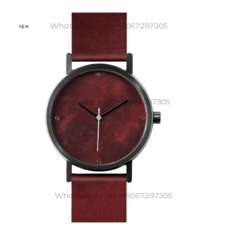 Retro Burgundy Original Simple - Luxury Women'S Watch recension och pris