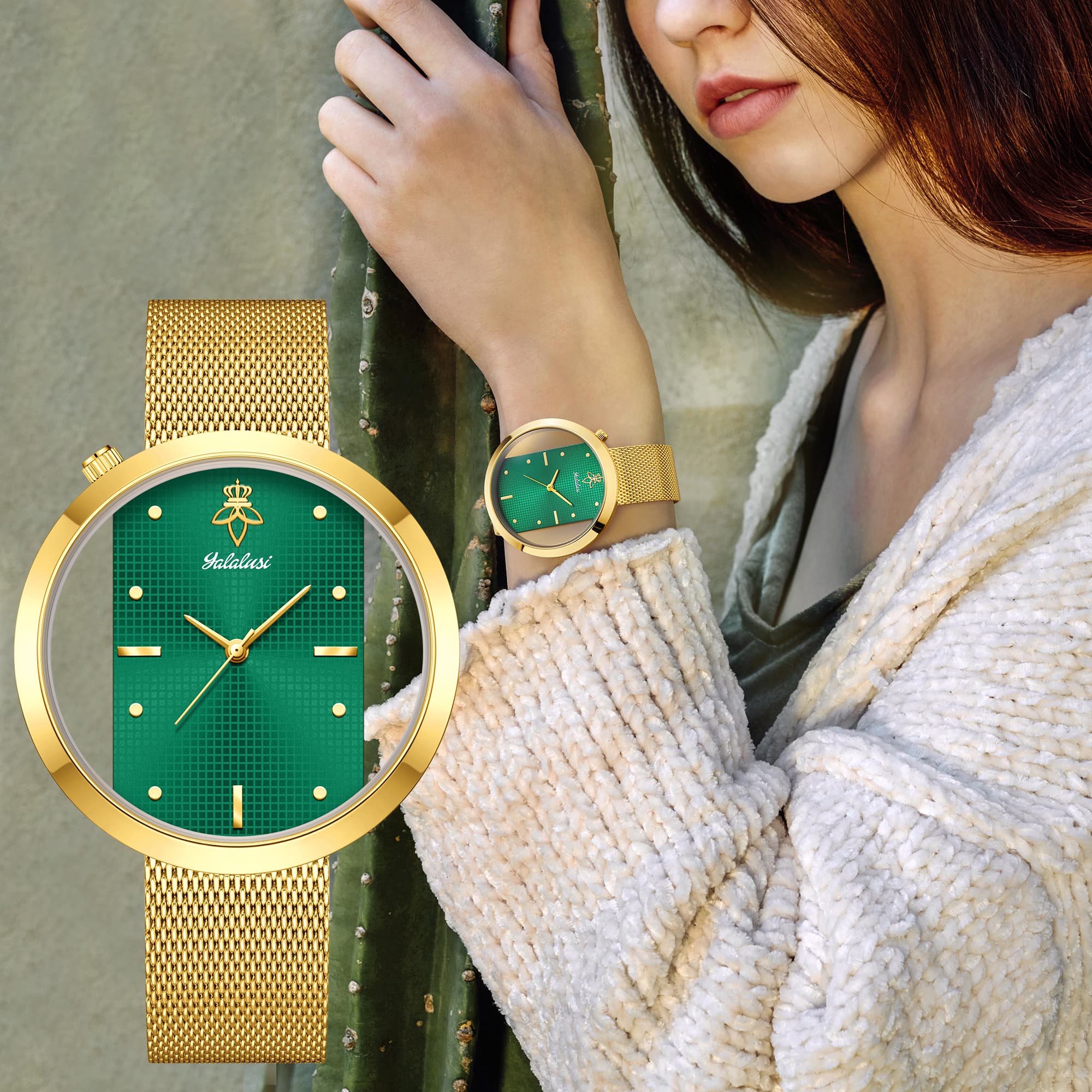 YaLaLuSi Fashion Simple Gold M - Luxury Watch Gift For Her recension och pris