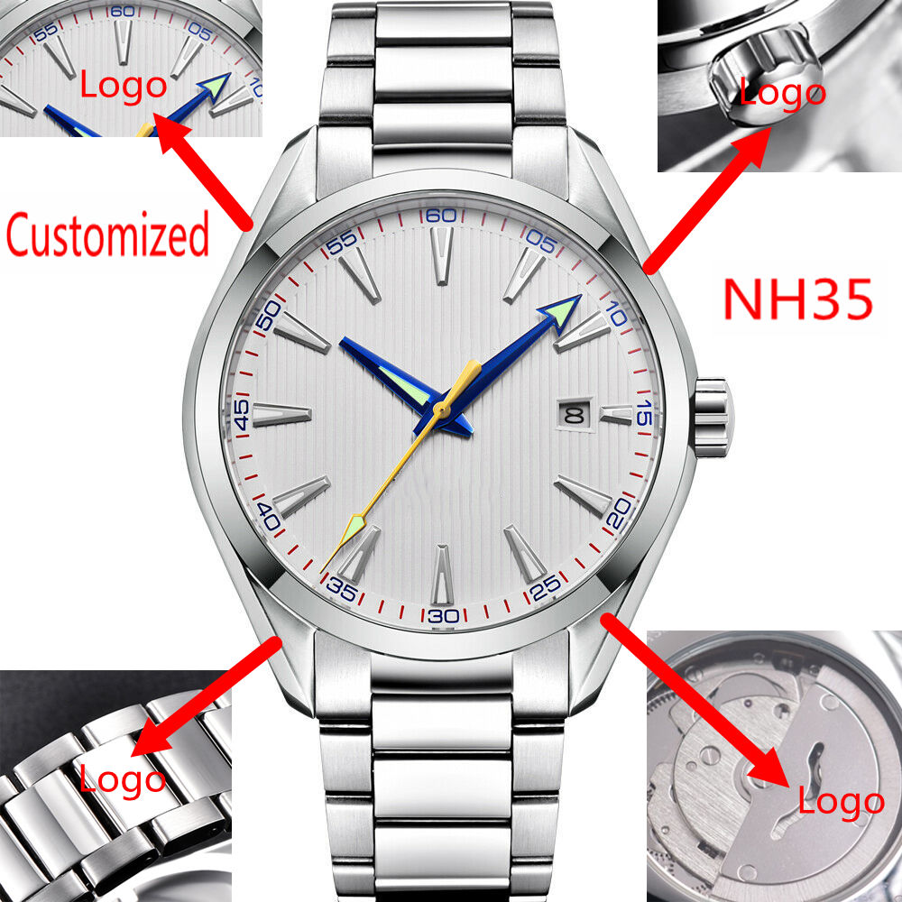 Custom Logo 41mm Men Miyota/NH - Luxury Watch Deals recension och pris