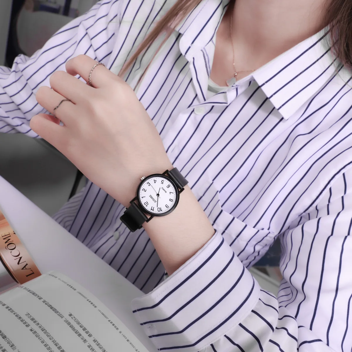 Simple Black Watch Quartz Watc - Luxury Watch For Sale recension och pris